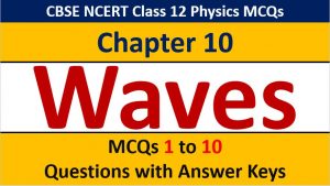 Read more about the article MCQ Questions for Class 12 Physics Chapter 10 Wave Optics with Answer Keys