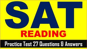 Read more about the article Princeton Review SAT Course Book Review | Practice Test 27 AMBiPi
