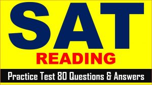 Read more about the article SAT Reading Practice Online Test 80 | SAT 2022 Online Tutor AMBiPi