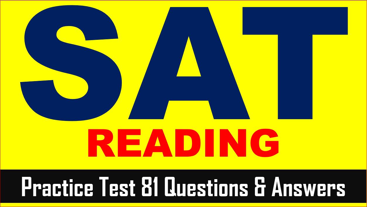 Read more about the article SAT Reading Practice Test 81 | SAT 2022 Online Tutor AMBiPi