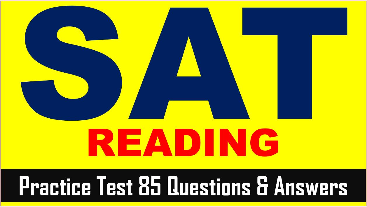 Read more about the article SAT Reading Comprehension Practice Test 85 | SAT 2023 Online Tutor AMBiPi