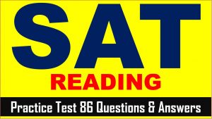 Read more about the article SAT Practice Reading Passage Test 86 | SAT 2022 Online Tutor  AMBiPi