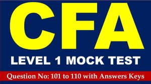 Read more about the article Free CFA Level 1 Practice Test 11 Questions CFA Mock Exam Answer  Keys AMBIPi